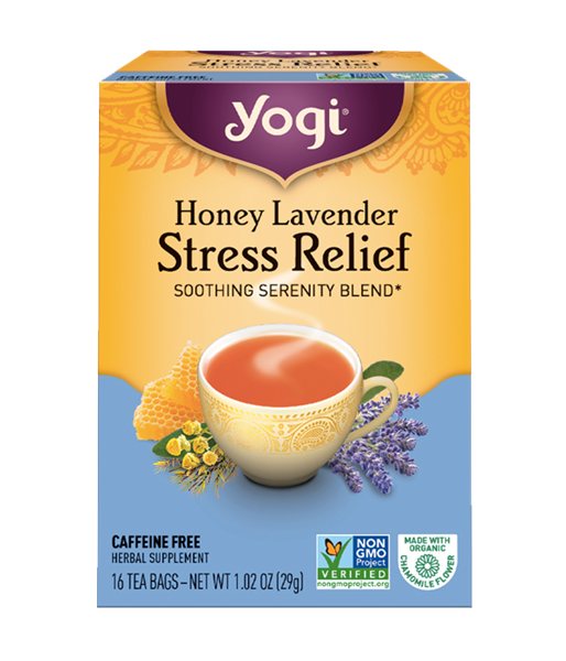 Imagen de Yogi Tea, Stress Relief Honey Lavender